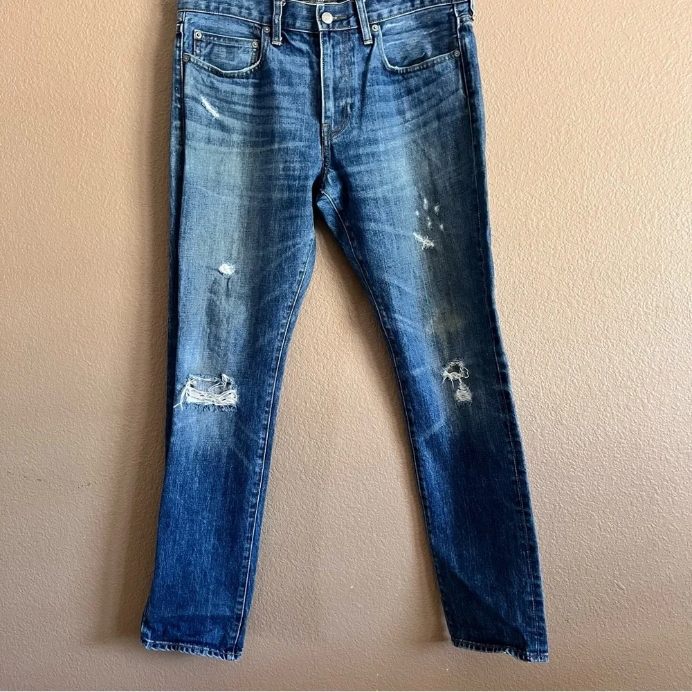 J. Crew 484 Slim Fit Distressed Jeans Size W33 L32